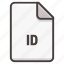 document, file, format, id 