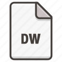 document, file, dw, format