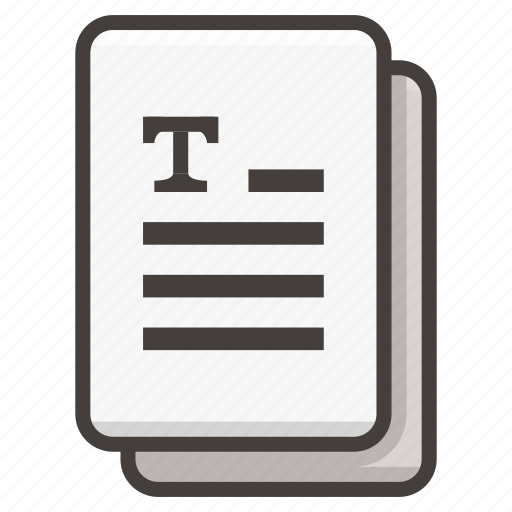 Document, documents, file, text icon - Download on Iconfinder
