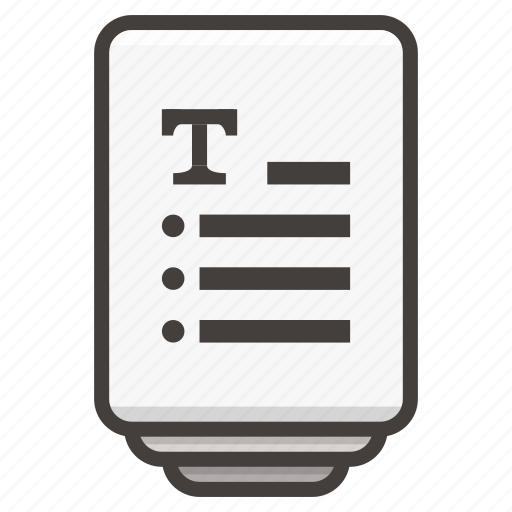 Document, file, documents, list icon - Download on Iconfinder