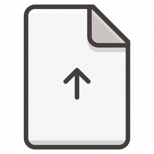 Document, file, arrow, upload icon - Download on Iconfinder