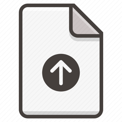 Document, file, arrow, upload icon - Download on Iconfinder