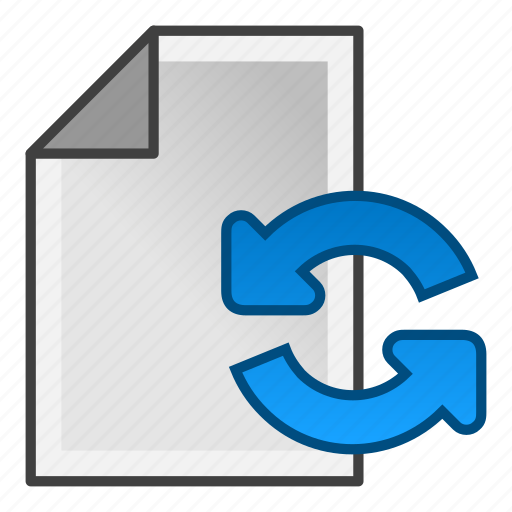 Document, page, refresh, reload icon - Download on Iconfinder
