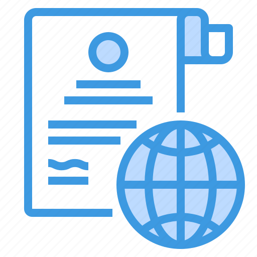 Business, document, file, paper, report, world icon - Download on Iconfinder
