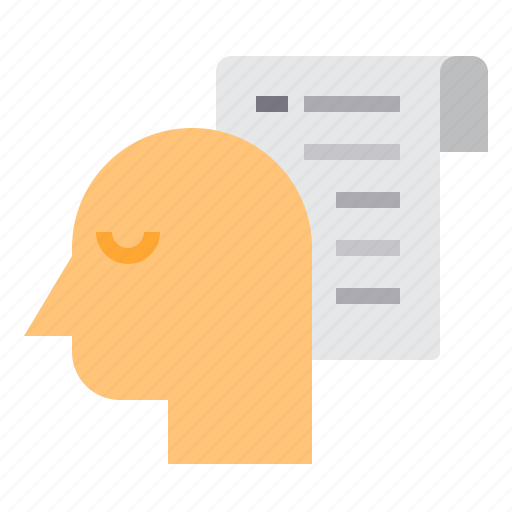 Business, document, file, paper, thinking icon - Download on Iconfinder