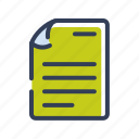 text, document, file, paper, sheet, page