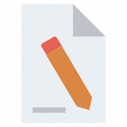 Document, document list, file, page, paper, pencil, write icon - Download on Iconfinder