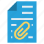 clip, document, document list, file, page, paper, text 