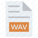 document, document list, extension, file, format, page, wav 