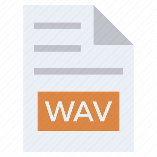 Document, document list, extension, file, format, page, wav icon - Download on Iconfinder
