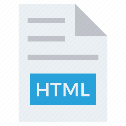 Document, document list, extension, file, format, html, page icon - Download on Iconfinder