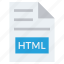 document, document list, extension, file, format, html, page 