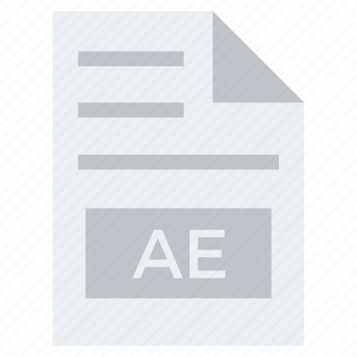 Ae, document, document list, extension, file, format, page icon - Download on Iconfinder