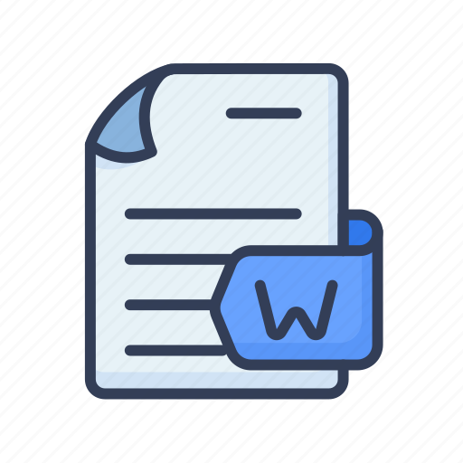 Word, document, file, paper, docs, format, page icon - Download on Iconfinder