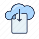 download, document, file, paper, page, cloud