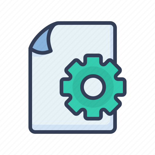 Setting, document, file, paper, page, configuration icon - Download on Iconfinder