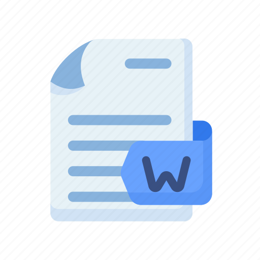 Word, document, file, paper, docs, format, page icon - Download on Iconfinder