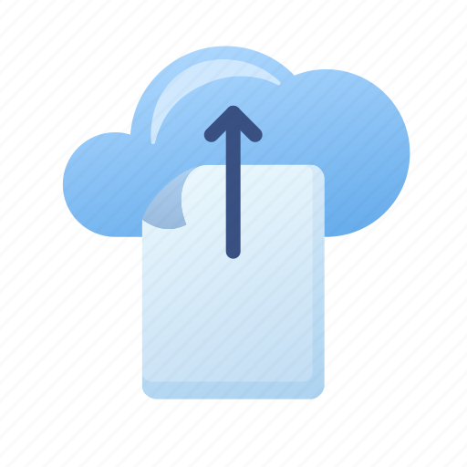 Upload, document, file, paper, page, cloud icon - Download on Iconfinder