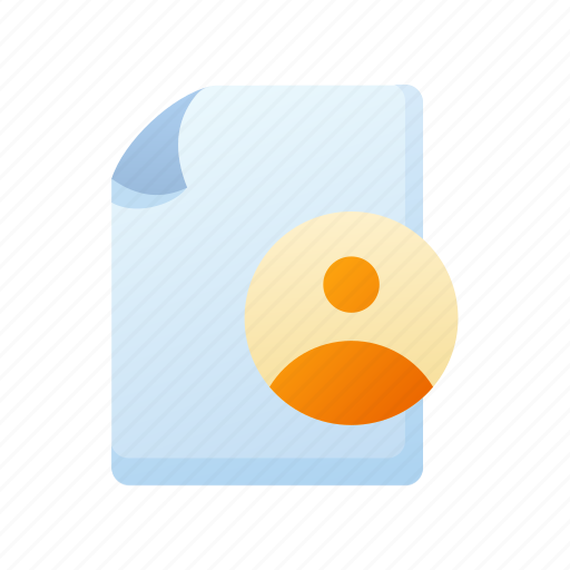 Personal, document, file, paper, page, account, user icon - Download on Iconfinder