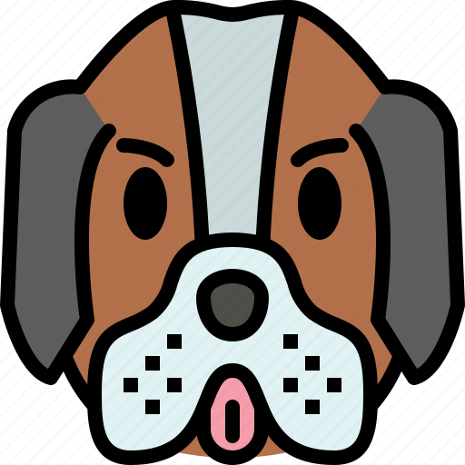 St. bernard, dog, breed, pet, puppy, animal, cute icon - Download on Iconfinder