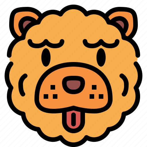 Chow chow, dog, breed, pet, puppy, animal, cute icon - Download on Iconfinder
