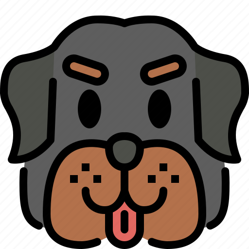 Rottweiler, dog, breed, pet, puppy, animal, cute icon - Download on Iconfinder