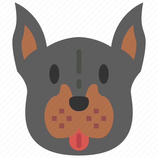 Doberman, dog, breed, pet, puppy, animal, cute icon - Download on Iconfinder