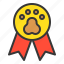 award, badge, dog, pedigree 