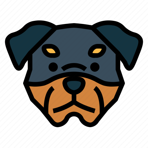Rottweiler, dog, pet, animals, breeds icon - Download on Iconfinder