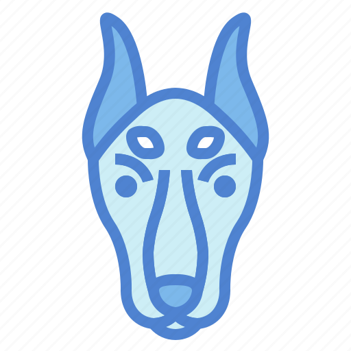 Doberman, dog, pet, animals, breeds icon - Download on Iconfinder