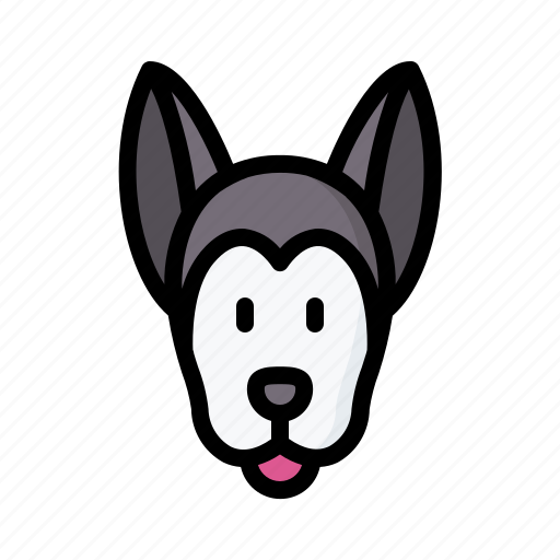 Belgian, malinois, dog, animal, avatar, puppy icon - Download on Iconfinder