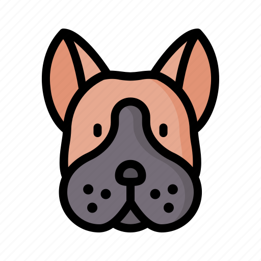 Boston, terrier, dog, animal, avatar, puppy icon - Download on Iconfinder