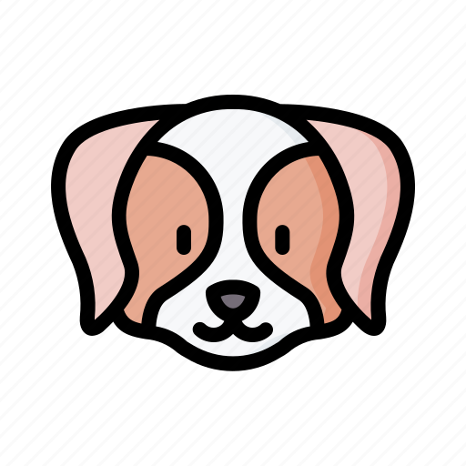 Brittany, spaniel, dog, animal, avatar, puppy icon - Download on Iconfinder