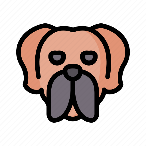 English, mastiff, dog, animal, avatar, puppy icon - Download on Iconfinder
