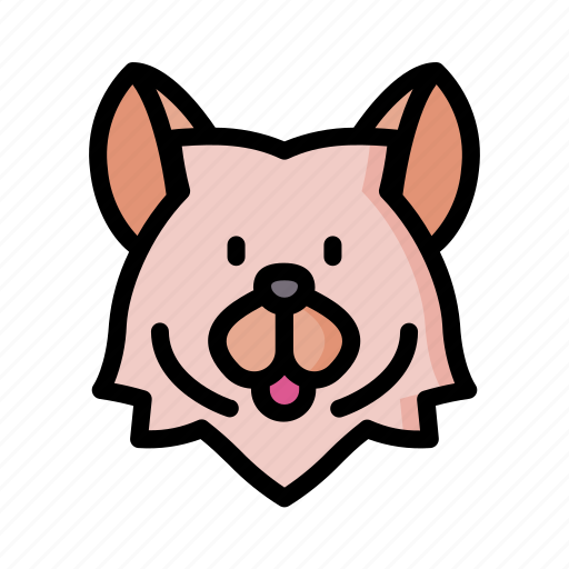 Finnish, spitz, dog, animal, avatar, puppy icon - Download on Iconfinder