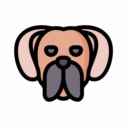 Great, dane, dog, animal, avatar, puppy icon - Download on Iconfinder