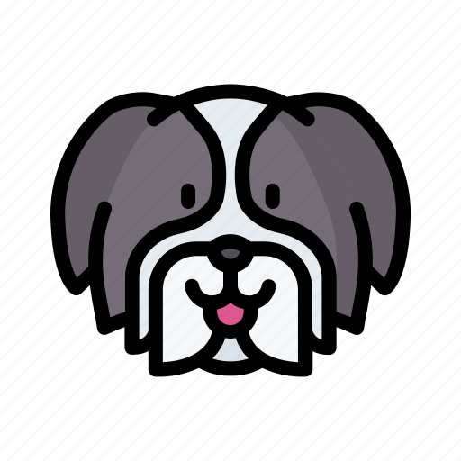 Shih, tzu, dog, animal, avatar, puppy icon - Download on Iconfinder