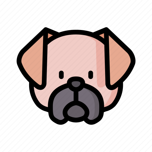 Staffordshire, bull, terrier, dog, animal, avatar, puppy icon - Download on Iconfinder