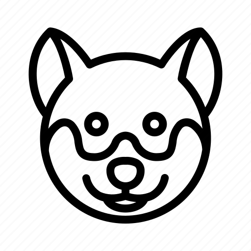 Shiba, inu, dog, animal, avatar, puppy icon - Download on Iconfinder
