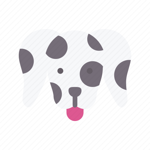 Dalmatian, dog, animal, avatar, puppy icon - Download on Iconfinder