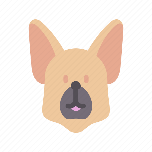 German, shepherd, dog, animal, avatar, puppy icon - Download on Iconfinder
