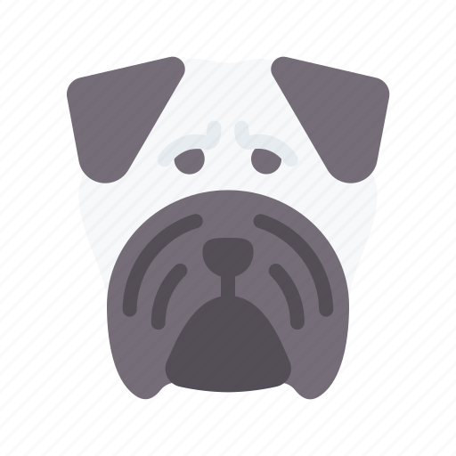 Pug, dog, animal, avatar, puppy icon - Download on Iconfinder