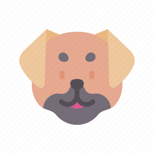 Rottweiler, dog, animal, avatar, puppy icon - Download on Iconfinder