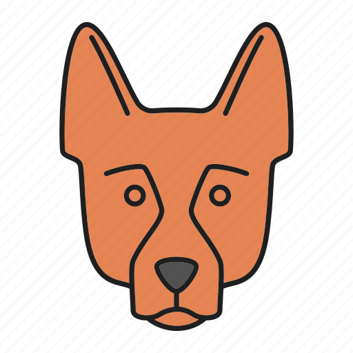 Alsatian, breed, dog, german, pet, puppy, shepherd icon - Download on Iconfinder