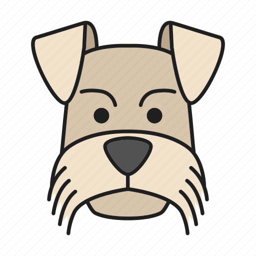 Breed, dog, mini, pet, puppy, schnauzer, zwergschnauzer icon - Download on Iconfinder