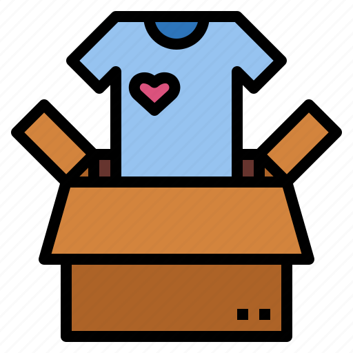 Clothes, donation, sympathy, solidarity, charity, shirt icon - Download on Iconfinder