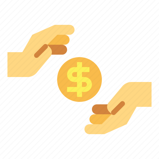 Give, money, hand, dollar, donation icon - Download on Iconfinder