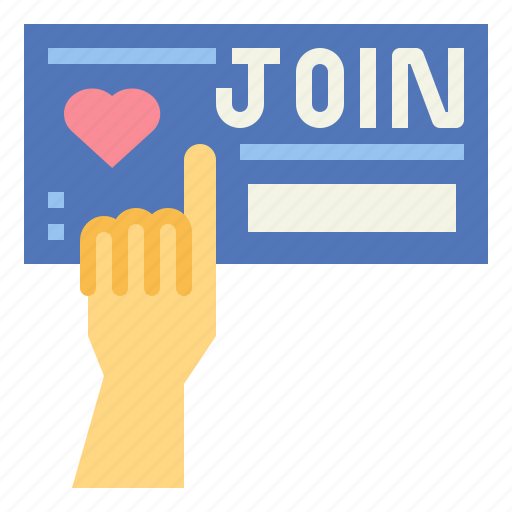 Join, hand, solidarity, charity, heart icon - Download on Iconfinder