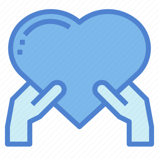 Heart, love, donation, hand, give icon - Download on Iconfinder