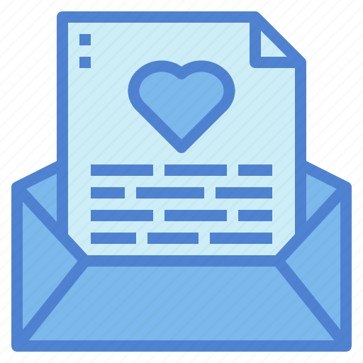Letter, email, envelope, message, heart icon - Download on Iconfinder